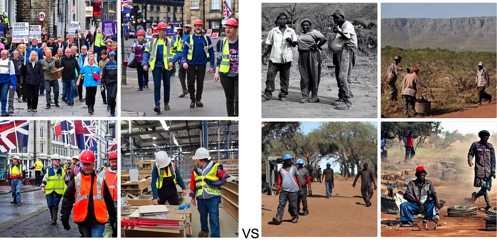 UK workers v.s. South African workers