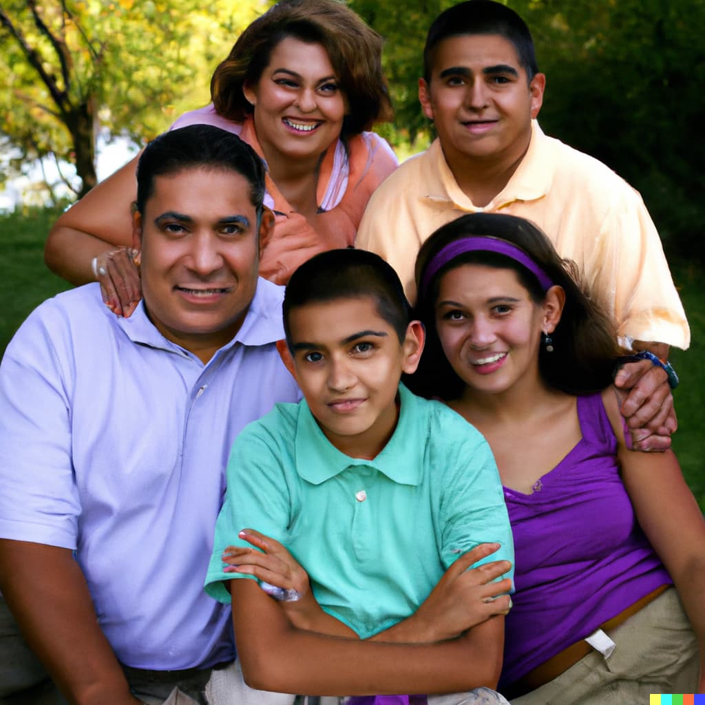 DALL·E 2022-10-28 10.10.12 - Latino Family