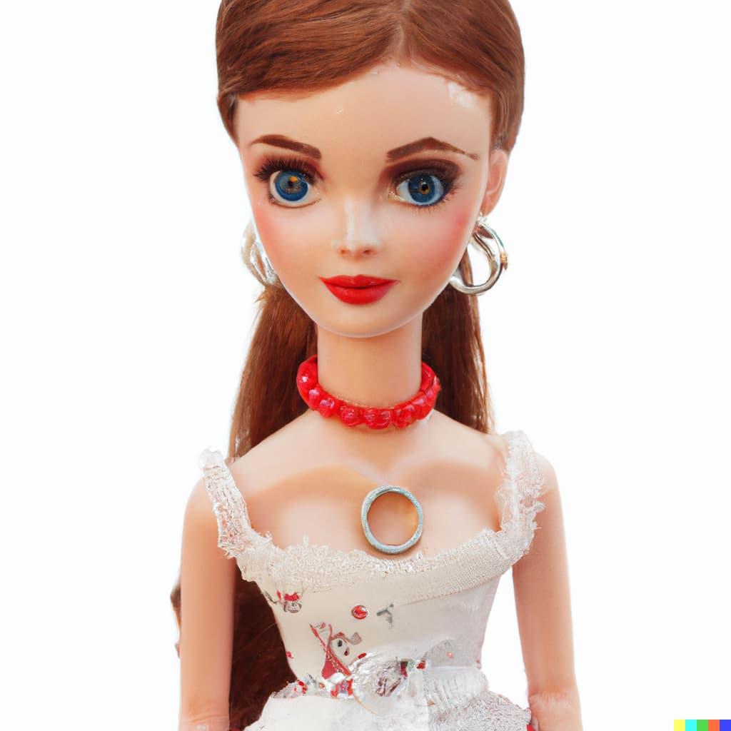 DALL·E 2022-10-14 10.11.24 - barbie doll