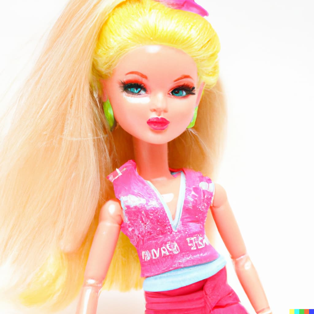 DALL·E 2022-10-14 10.11.26 - barbie doll