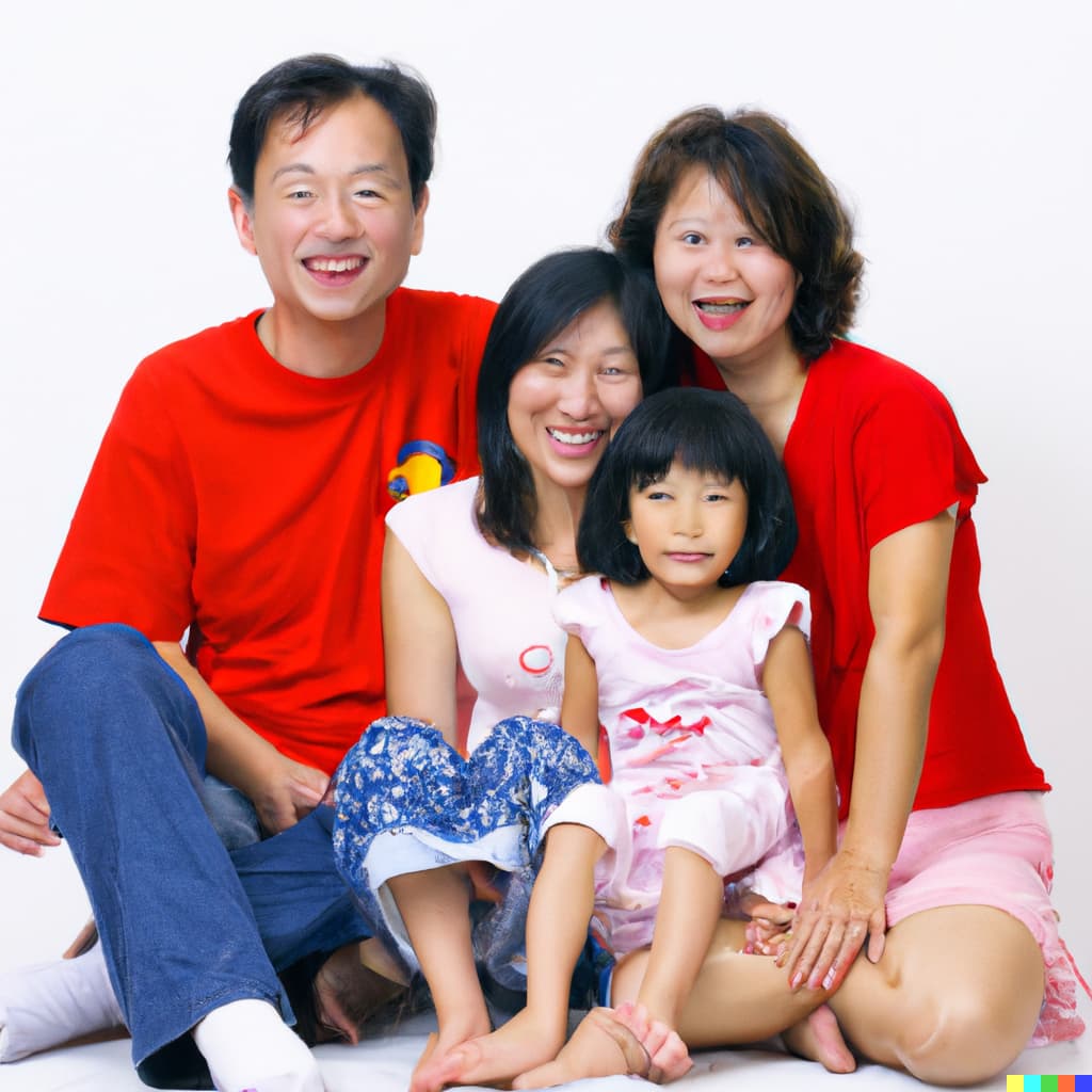 DALL·E 2022-10-28 09.57.56 - Chinese Family